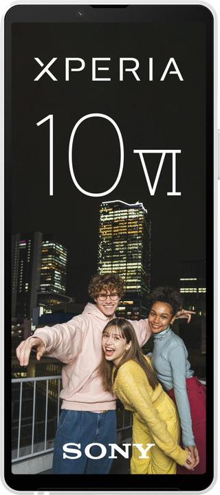 Actual product image Sony Xperia 10 VI (128 GB, White, 6.10", SIM + eSIM, 48 Mpx, 5G)