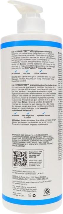 Actual product image K18 - Peptide Prep pH Maintenance Shampoo (930 ml, Liquid shampoo)