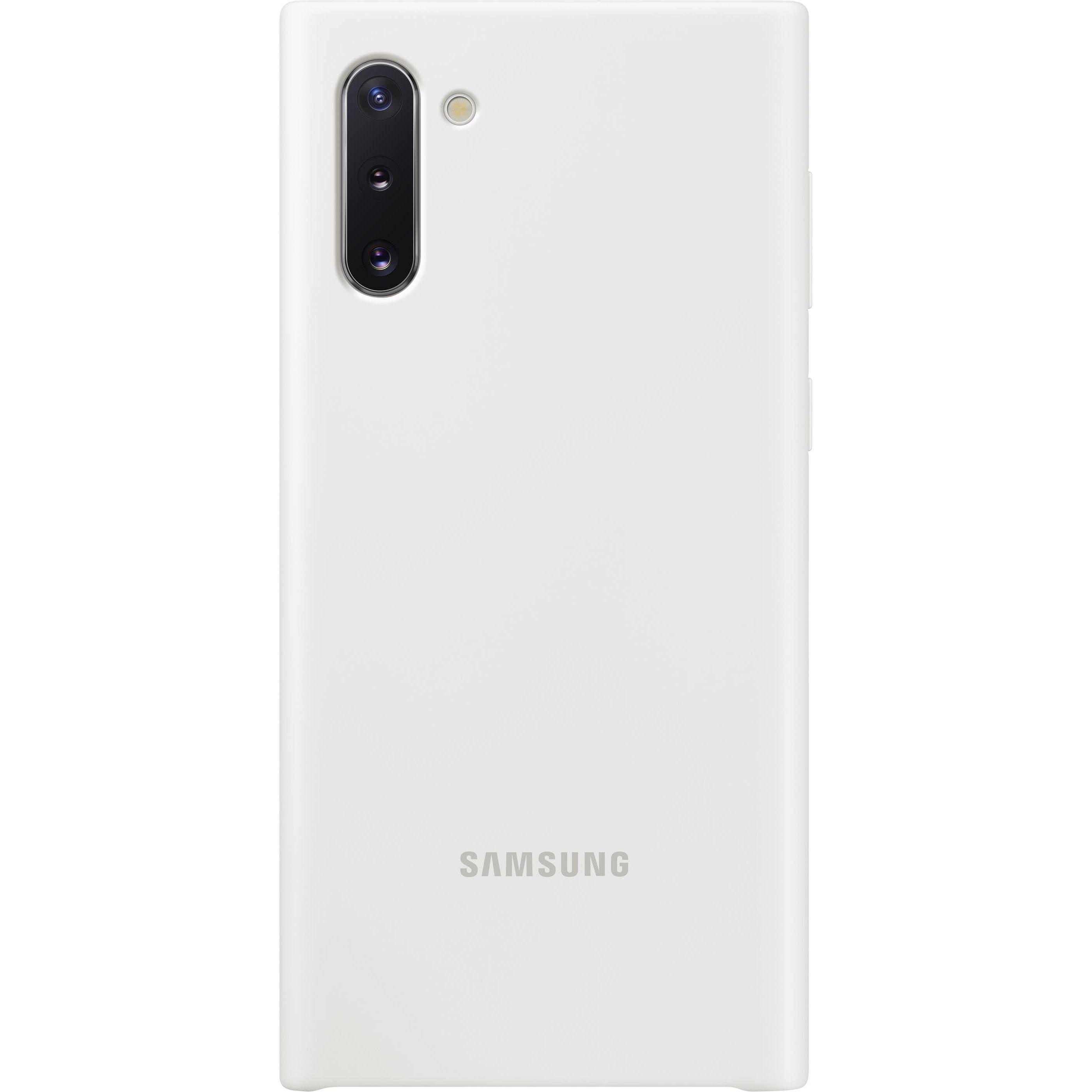 Samsung Silicone Cover (Samsung Galaxy Note 10), Smartphone Hülle, Weiss
