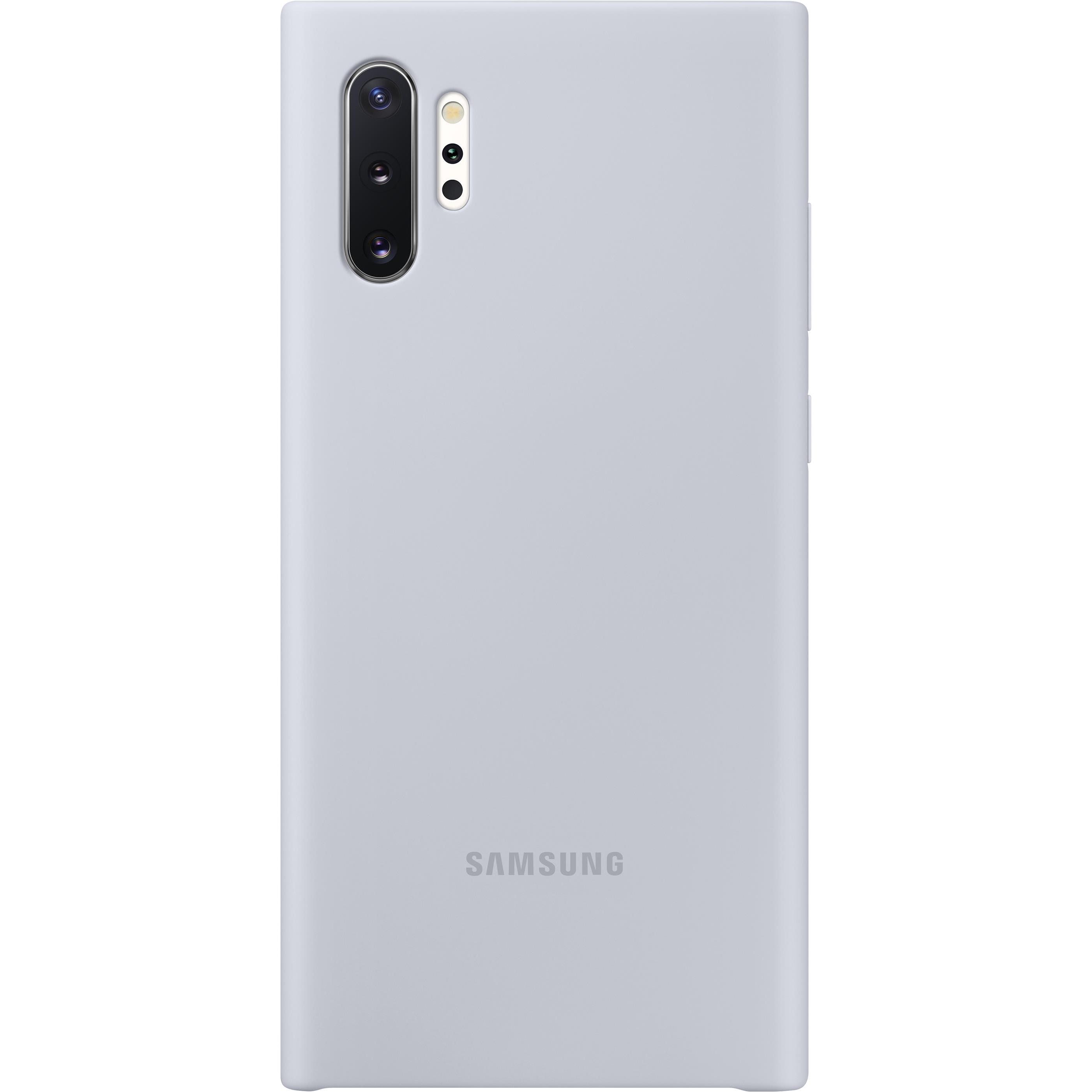 Thumbnail - Samsung Silicone Cover (Samsung Galaxy Note 10+), Smartphone Hülle, Silber