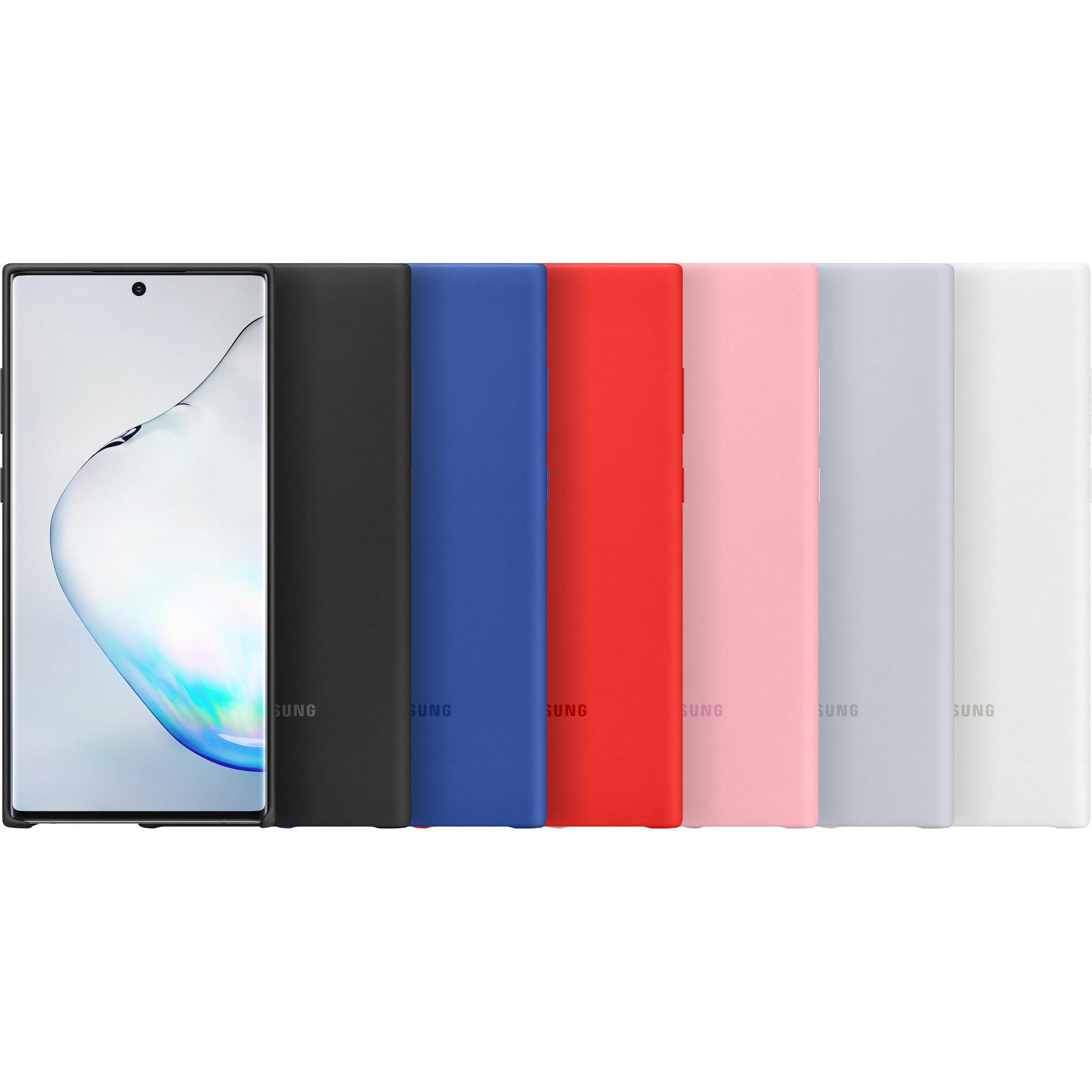 Thumbnail - Samsung Silicone Cover (Samsung Galaxy Note 10+), Smartphone Hülle, Silber