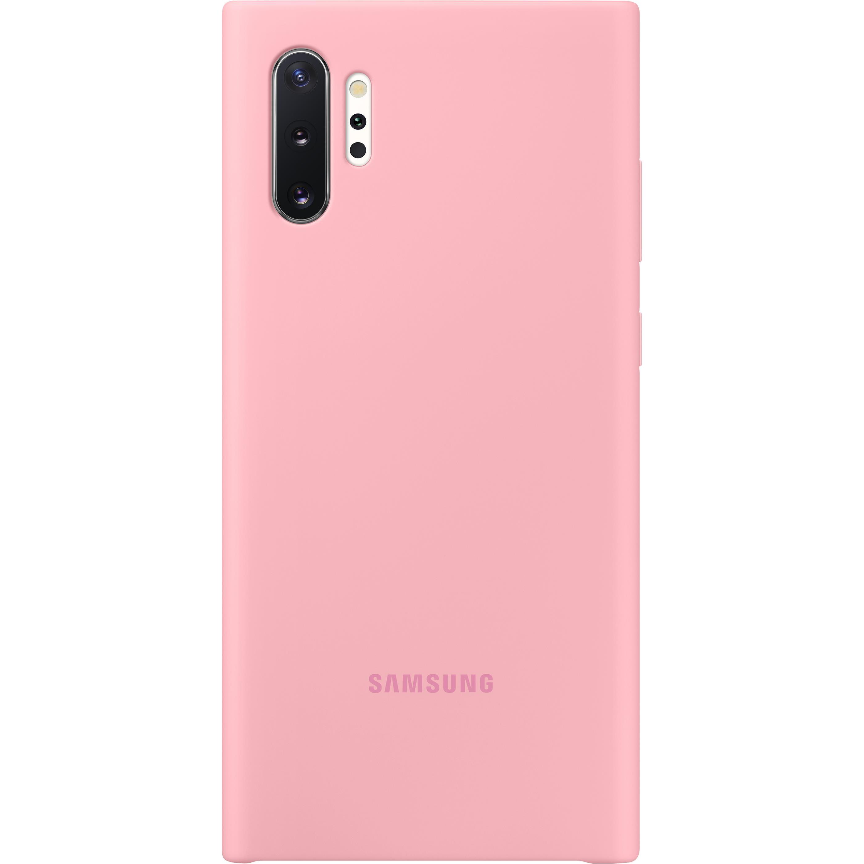 Samsung Silicone Cover (Samsung Galaxy Note 10+), Smartphone Hülle, Rosa