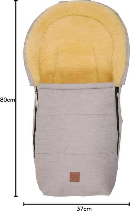 Productafbeelding Kaiser Baby EMMA" lamsvacht knuffeltas lamsvacht medisch