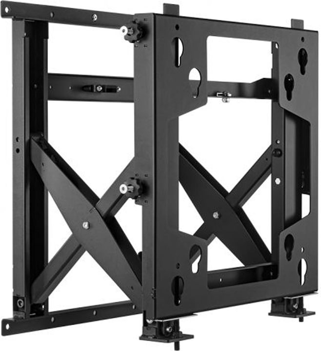 Image du produit Hagor VWH-5 Support vidéo mural pour écrans 140 à 190cm 55 à 75 pouces réglage fin de la profondeur tr... (Mur, 65", 150 kg)