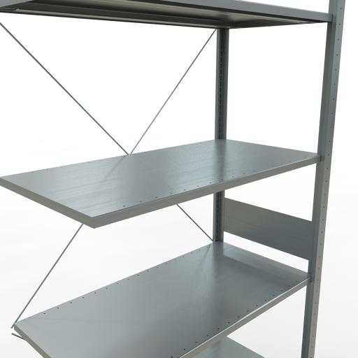 Actual product image Schulte Lagertechnik MULTIplus85 boltless bay system with cross brace