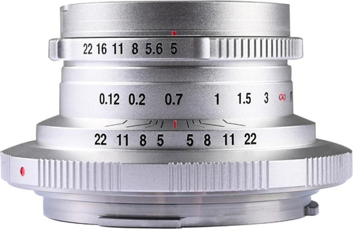 Laowa 15 mm f/5 Cookie FF â Argento Canon RF (Canon RF, Full frame)