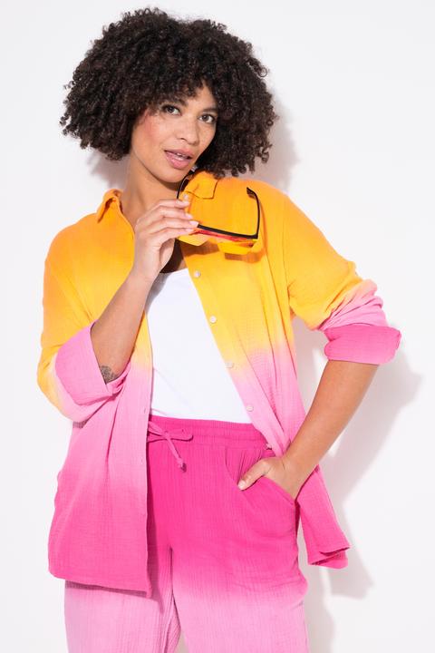 Produktbild Angel of Style Bluse, oversized, Musselin, Farbverlauf (52)