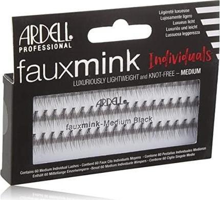 Actual product image Ardell Faux Mink Individual Medium Black Eyelashes 25g (Artificial eyelashes)