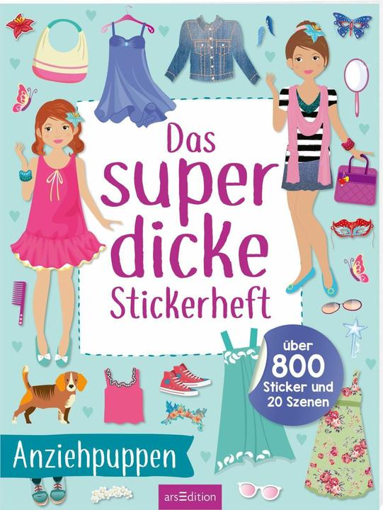 Produktbild Das superdicke Stickerheft  Anziehpuppen
