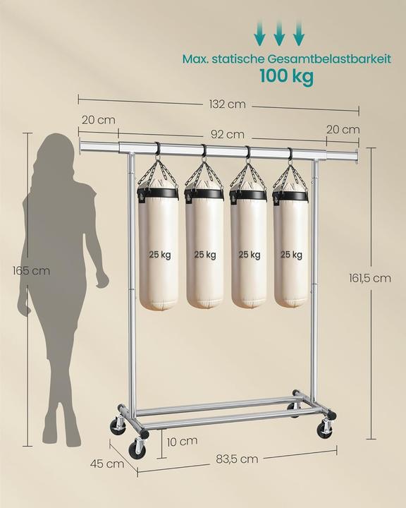 Actual product image Songmics Coat rack
