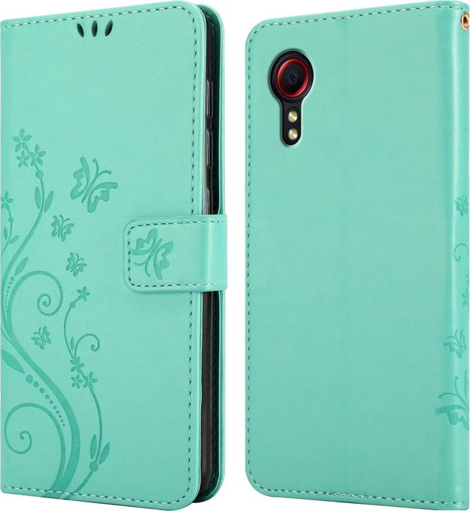 Produktbild Cadorabo Flower Book Hülle (Samsung Galaxy Xcover 5)
