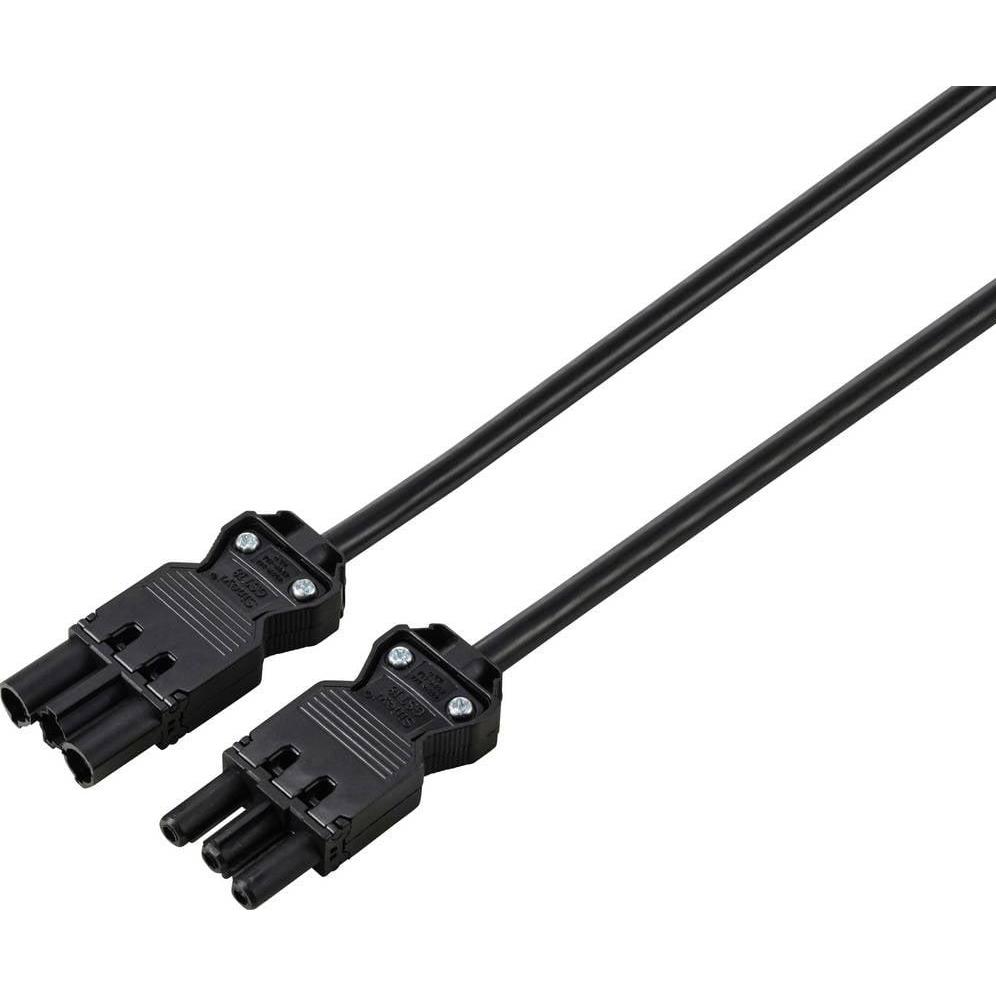 Sygonix, Prolunga, SY-6676366 Verlängerungsleitung Schwarz 7.5 m (7.50 m)