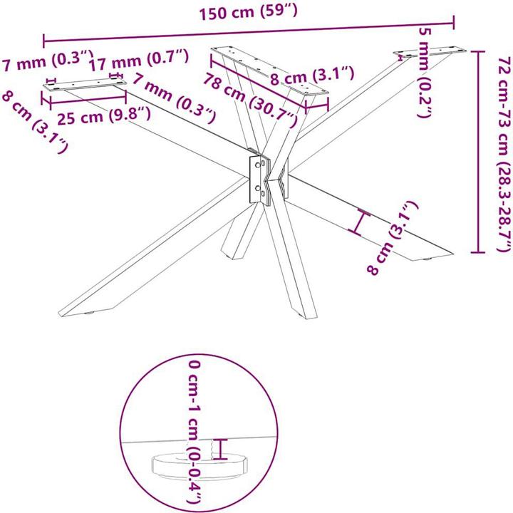 Actual product image vidaXL Othmar