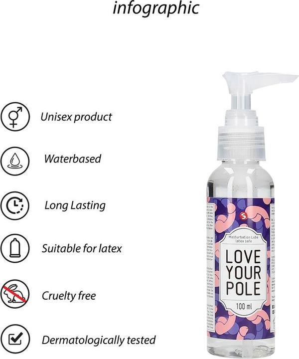 Immagine prodotto Shots Masturbation Lube - Love Your Pole - 100 ml (100 ml)