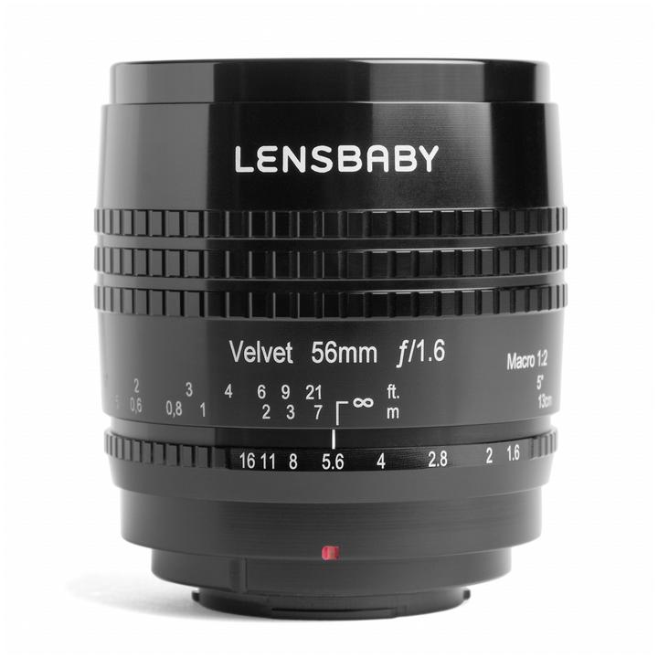 Image du produit Lensbaby Velours 56 Nikon Z (Canon EF, APS-C / DX, Plein format)