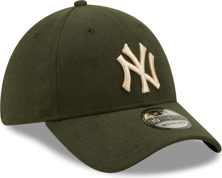 Produktbild New Era 39Thirty Stretch Cap - New York Yankees oliv - M/L