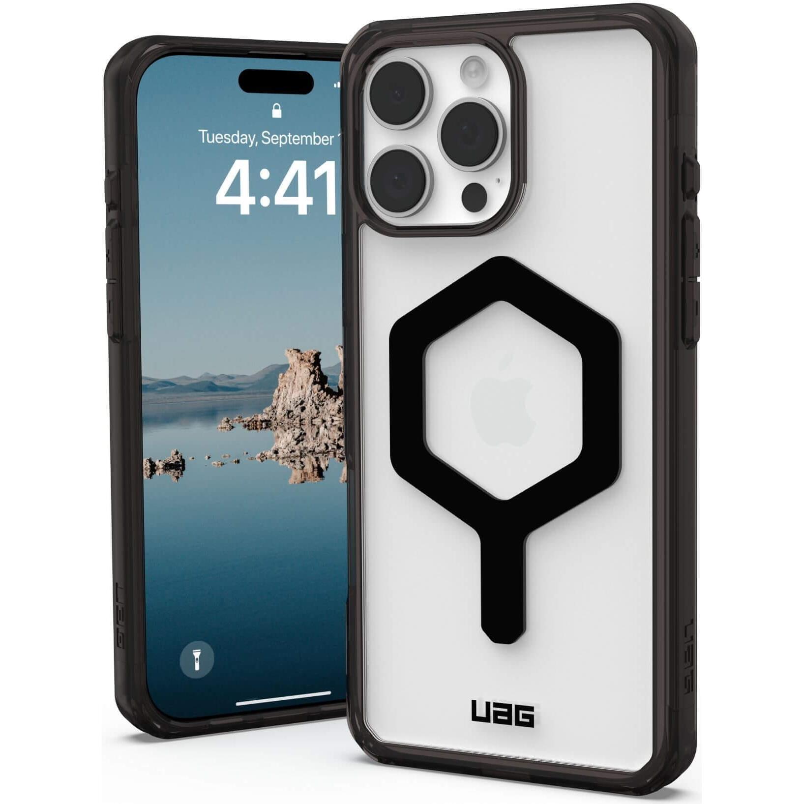 UAG Plyo Magsafe (Apple iPhone 16 Pro Max), Smartphone Hülle, Schwarz, Transparent