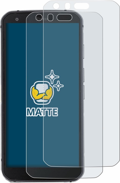 Actual product image BROTECT Anti-glare screen protector matt (2 Piece, Cat S62 Pro)