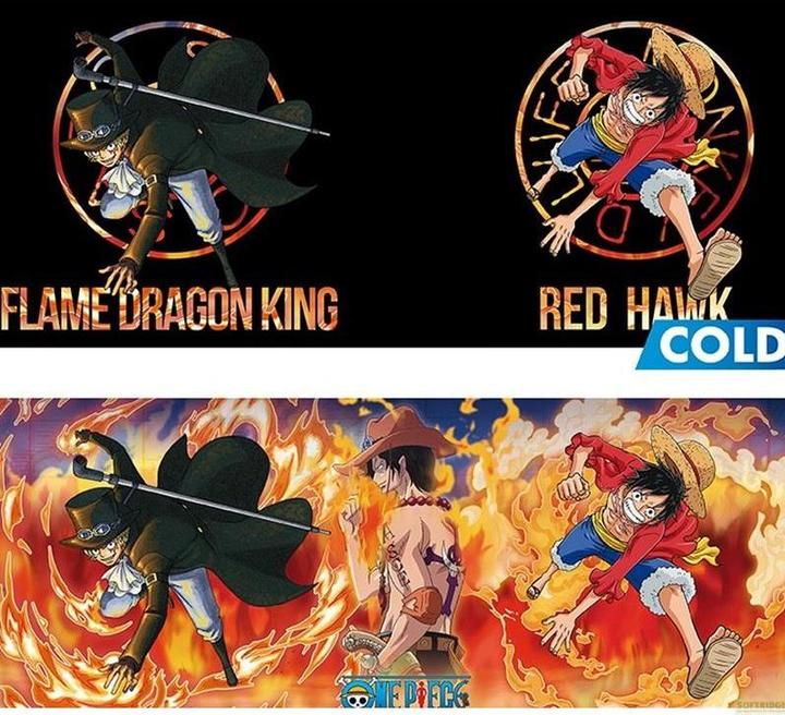 Actual product image ABYstyle One Piece - Luffy & Sabo (460 ml, 1 x)