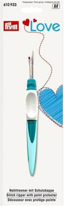 Prym Love Nahttrenner ergonomic klein, türkis Karte 1 Stk.