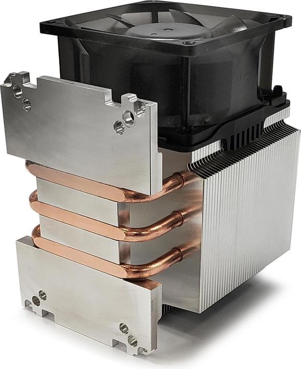 Productafbeelding Dynatron N6 Intel CPU-koeler 3U 4189-4-5 P4-P5 of P+ aluminium stack vinnen met heat pipes Actief met PWM en (110 mm)