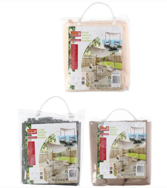 Image du produit Lifetime Sun Shade 3.6x3.6x3,6m 3ass
