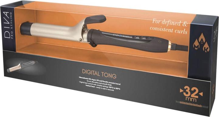 Actual product image Diva Professional Styling Diva - Intelligent Digital Tong 32mm