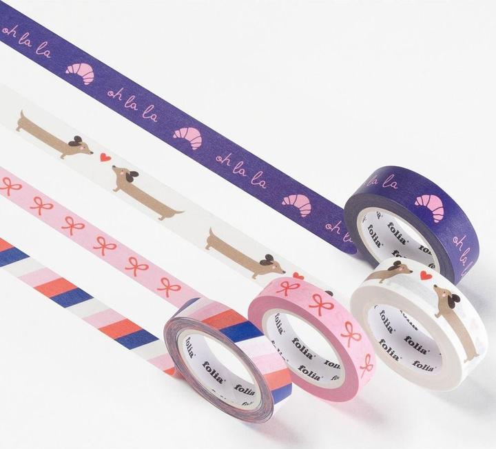 Produktbild Folia Washi-Tape Set Parisienne
