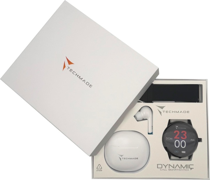 Immagine prodotto Techmade Orologio intelligente DYNAMIC GRIGIO SCURO BUNDLE TM-DYNAMIC-BDGY