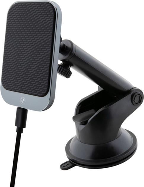 Image du produit BMW uchwyt indukcyjny BMMWCCDTPK 15W do szyby/do kratki czarny/black MagSafe Signature Edition