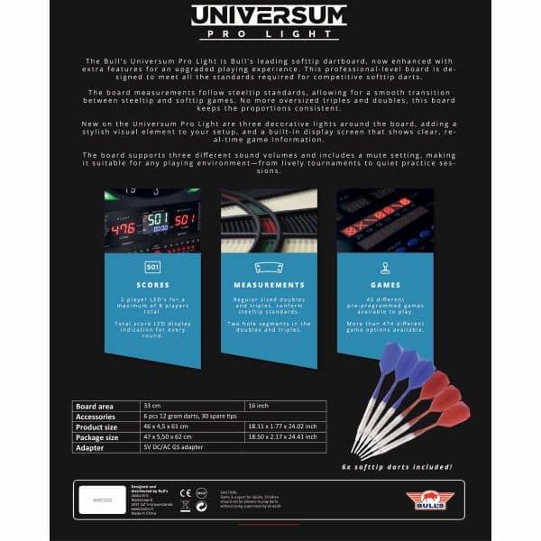 Produktbild Bulls NL Universum L Pro Dartboard Schwarz