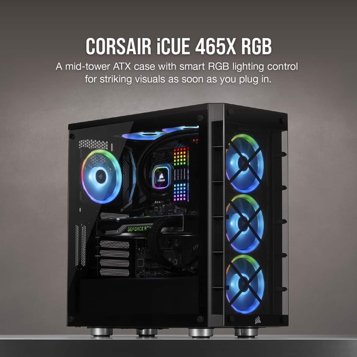 Produktbild Corsair iCUE 465X RGB (ATX, mATX, Mini-ITX)