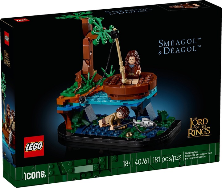Produktbild LEGO Der Herr der Ringe: Sméagol & Déagol (40761, LEGO Icons)