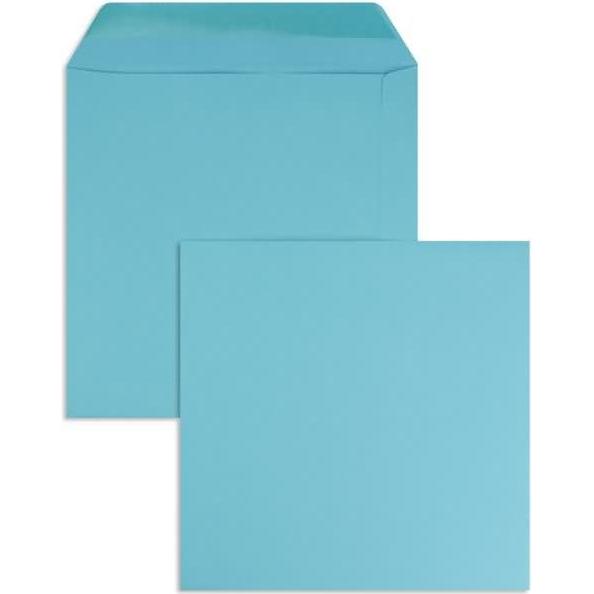 Thumbnail - Blanke, Briefumschlag, Briefumschläge 220x220mm 120g/qm gummiert VE=100 Stück karibik (100 x)