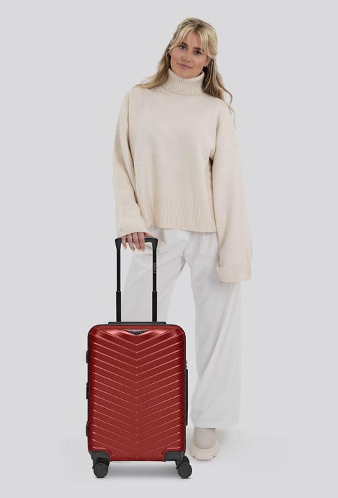 Actual product image Redolz Essentials 18 4-wheel cabin trolley 55 cm with stretch fold (44 l)