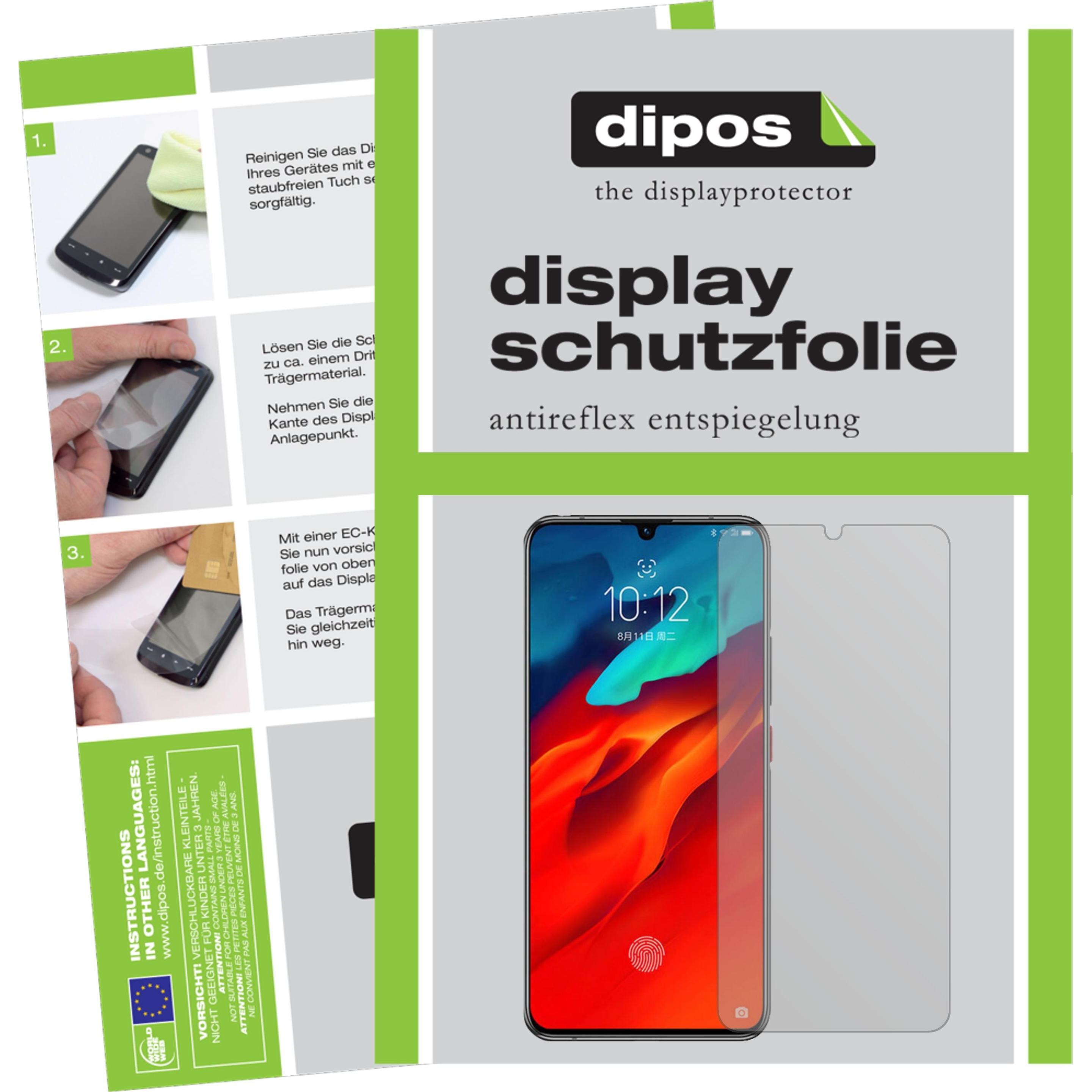 Dipos Displayschutzfolie Antireflex (2 Stück, Lenovo Z6 Pro), Smartphone Schutzfolie, Transparent