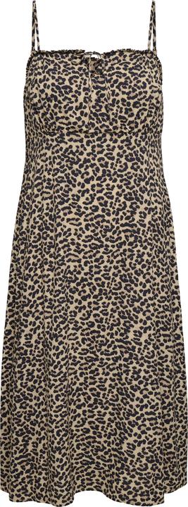 Produktbild Only Normal geschnitten U-Ausschnitt Curve Schmale Träger Midikleid Kleid (50)