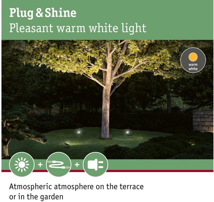 Produktbild Paulmann Outdoor Plug & Shine Flood Spot (1700 lm, IP65)