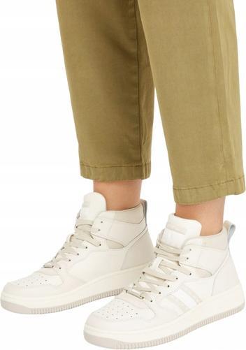 Actual product image Tommy Hilfiger Tjw Retro Basket Mc Leather Women's Shoes (38)