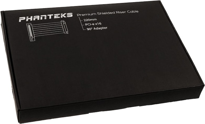 Produktbild Phanteks PCIe x16 Riser Flachband-Kabel, 90 Grad