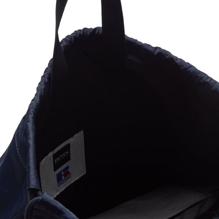 Actual product image Hugo Boss Leather Drawstring Bag