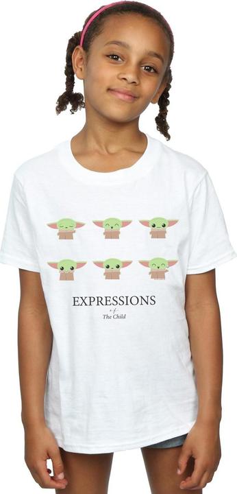 Immagine prodotto Star Wars The Mandalorian Expressions Of The Child Maglietta Ragazze (152, 158)