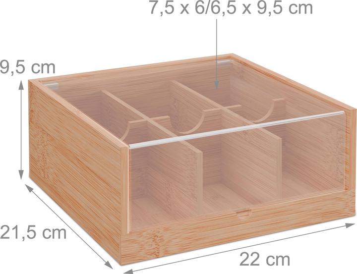Immagine prodotto Relaxdays Scatola per-tè