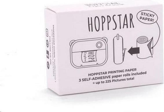 Hoppstar Paper roll refill pack of 3 self-adhesive for Artist camera