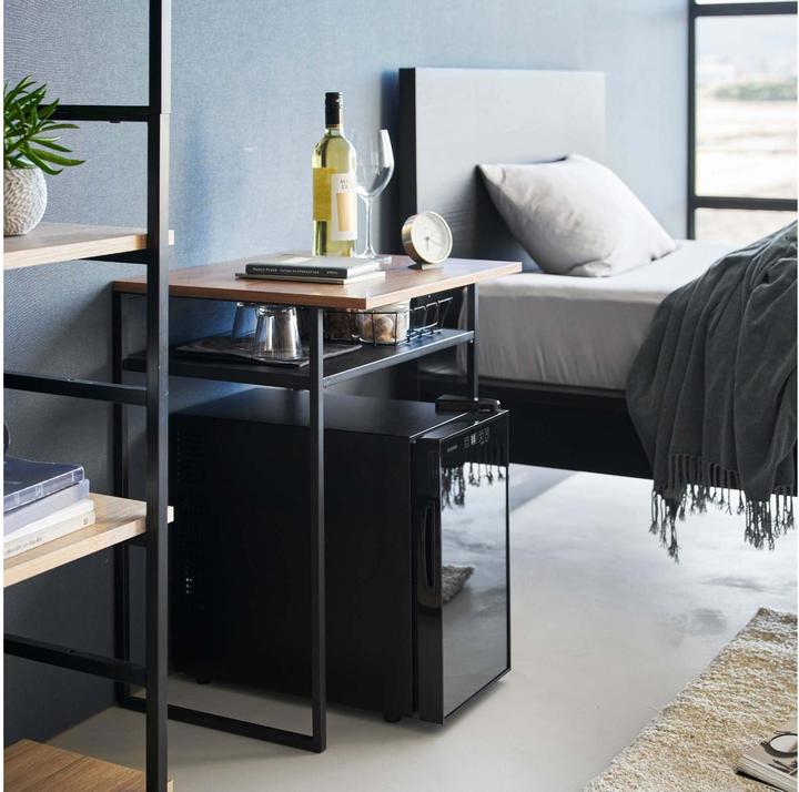 Image du produit Yamazaki Table avec plateau en bois et rallonge TOWER (53 x 45.20 x 66.80 cm)