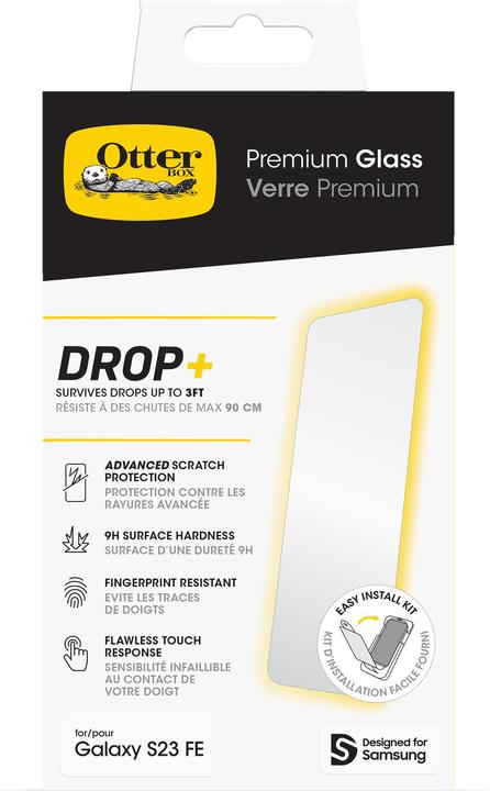 Produktbild OtterBox Premium Glass Antimicrobial (1 Stk., Samsung Galaxy S23 FE)