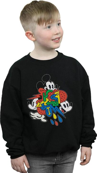 Produktbild Disney Mickey Mouse Vintage Arrows Sweatshirt Jungen (140, 146)