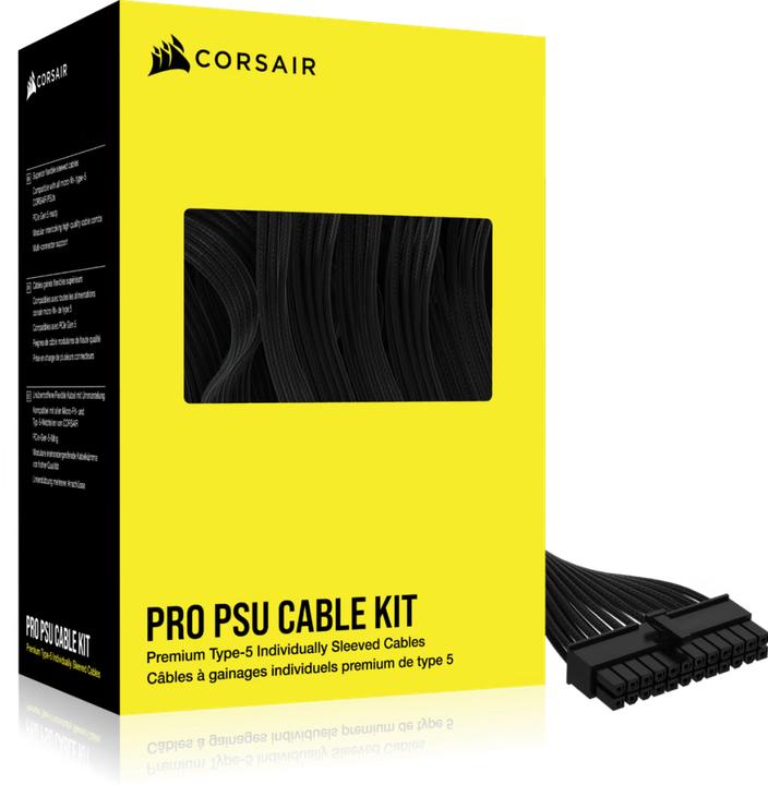 Image du produit Corsair Kit Pro de câble DC personnalisé Premium de type 5 (Génération 5)