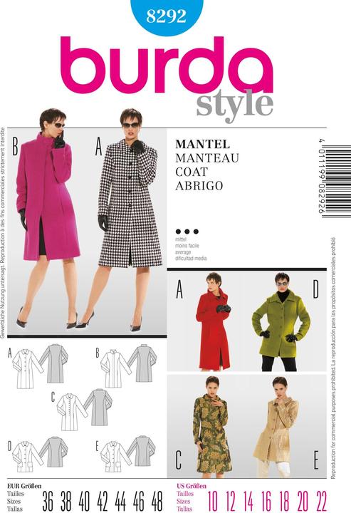 Produktbild Schnittmuster Mantel