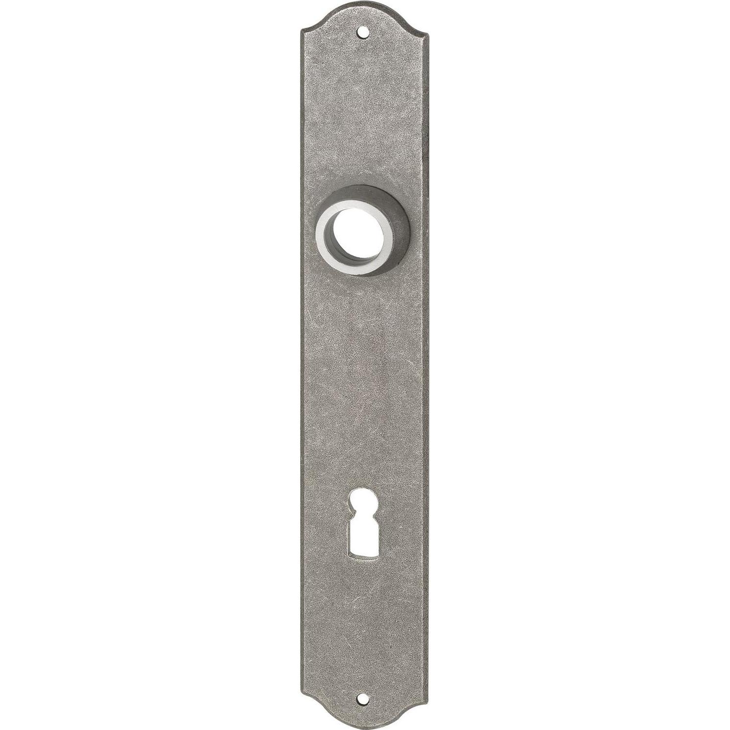 Thumbnail - Halcö, Türgriff + Fenstergriff, Langschild GRÖDEN - BB 90, Eisen verzinkt/patiniert ÖNORM (Türschild)